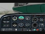 Flight Simulator 98: Aproach and landing at Van Nuys (KVNY)