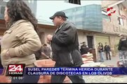 Susel Paredes termina herida durante clausura de discotecas en Los Olivos