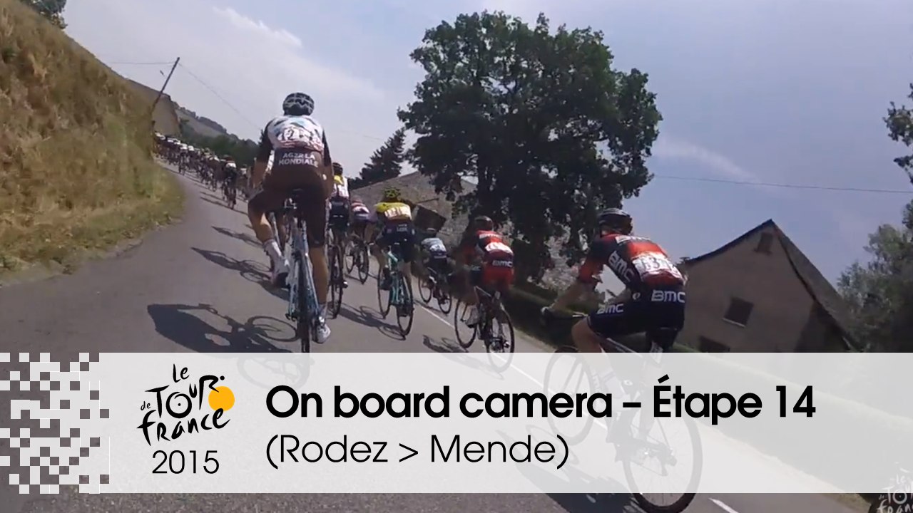 Caméra embarquée / On board camera - Etape 14 (Rodez / Mende) - Tour de France 2015