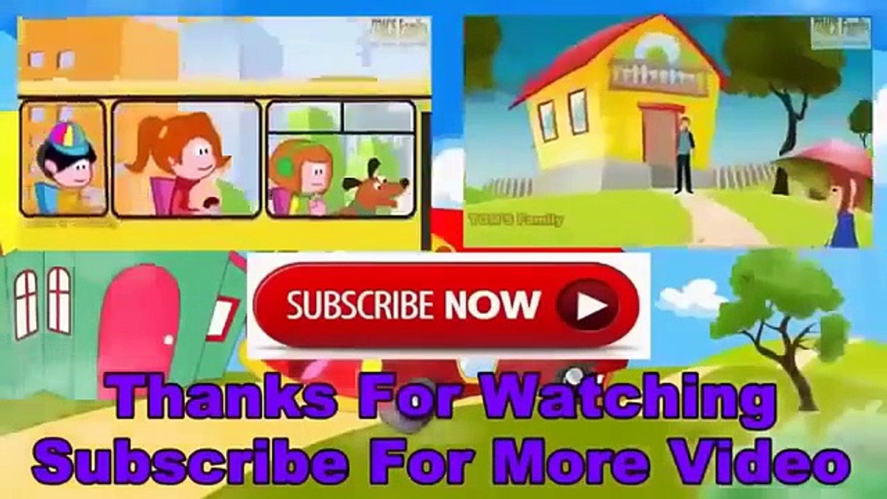ABC Song For Children Wheels On The Bus Finger Family Nursery Rhymes ...