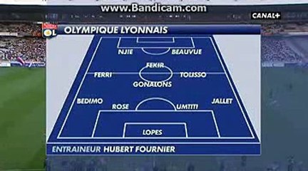 Line Up Information Lyon vs Milan