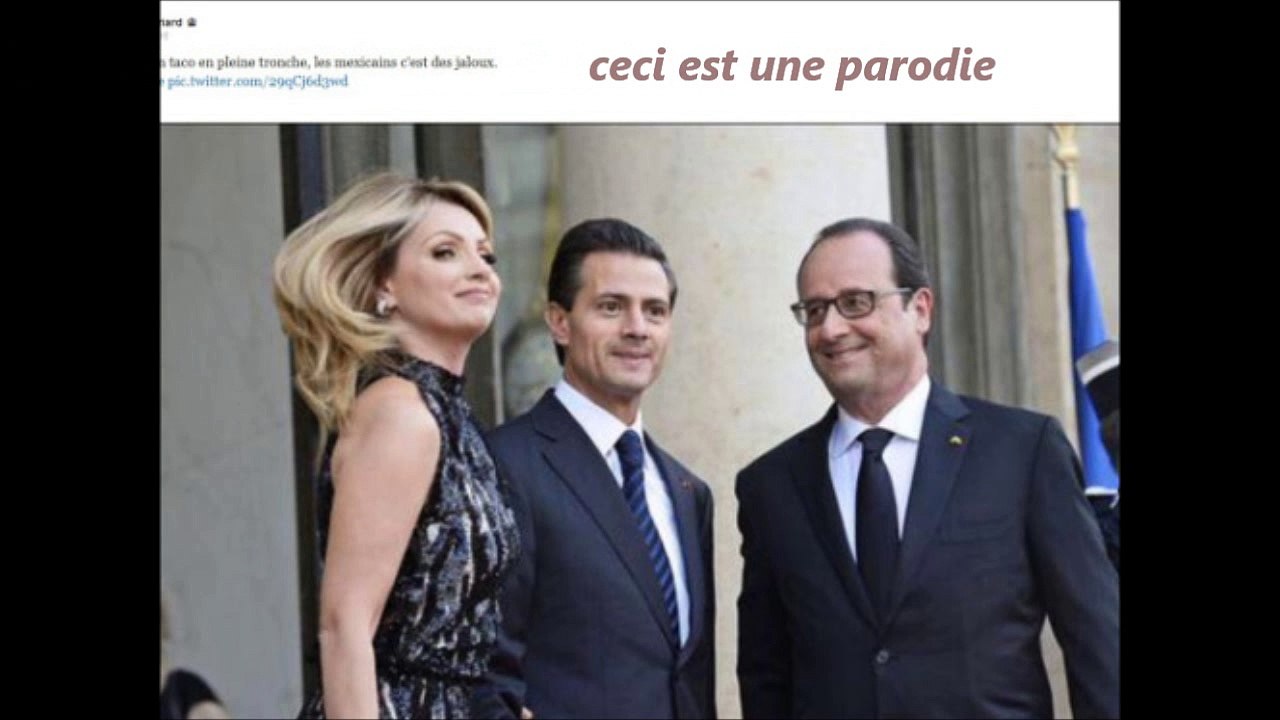 La photo WTF  François Hollande, serial lover  dévore des yeux la femme du président Année 2015.......