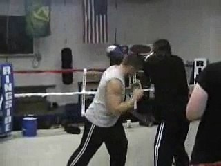 Boxing Training Defense Technique Drill.