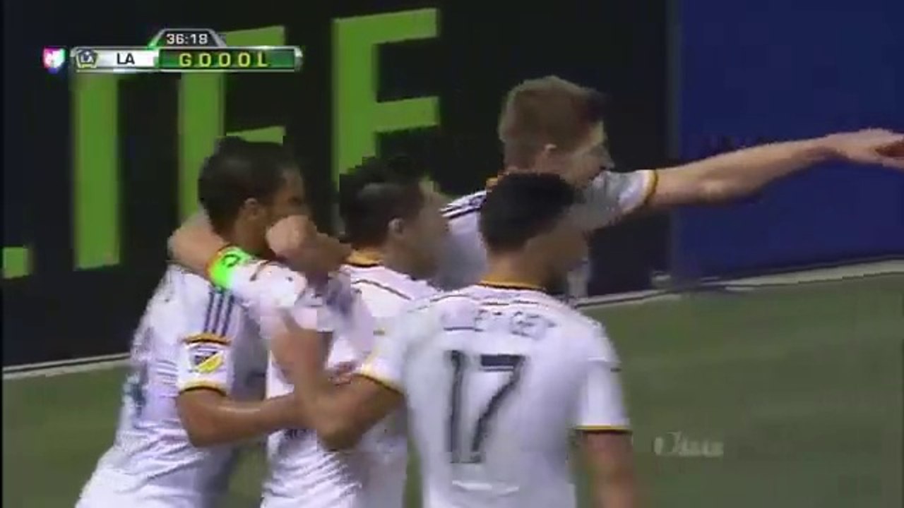 GOAL- Steven Gerrard scores his first MLS goal - LA Galaxy vs San Jose Earthquakes