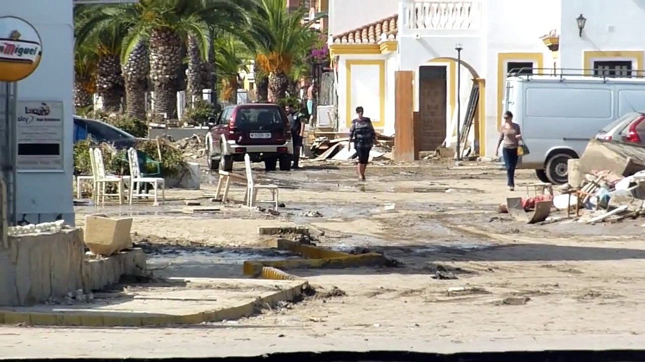 Vera Playa, Almeria one week on after the storm