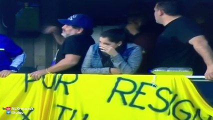 Diego Maradona's reaction to Jonathan Calleri rabona goal