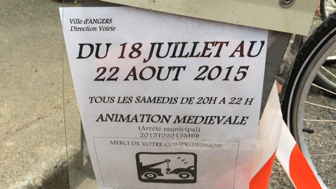 La balade du roi René, dans les rues d'Angers