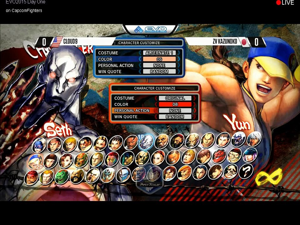 EVO 2015 – Ultra Street Fighter IV Cloud9 vs Kazunoko