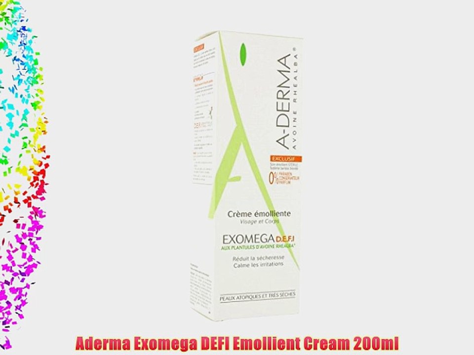 Aderma Exomega DEFI Emollient Cream 200ml