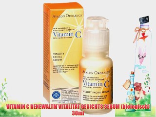 VITAMIN C RENEWALTM VITALIT?T GESICHTS SERUM (biologisch) 30ml