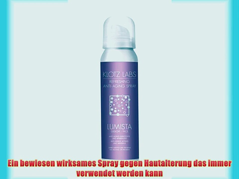 Klotz Labs Lumista Anti-Aging Spray 1er Pack (1 x 75 ml)