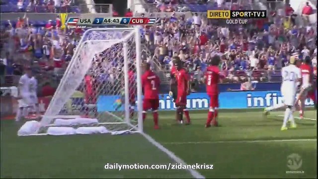 Omar Gonzalez 4-0 HD | USA v. Cuba 18.07.2015 Gold Cup HD
