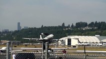 E-3 AWACS Jet taking off out of Boeing Field