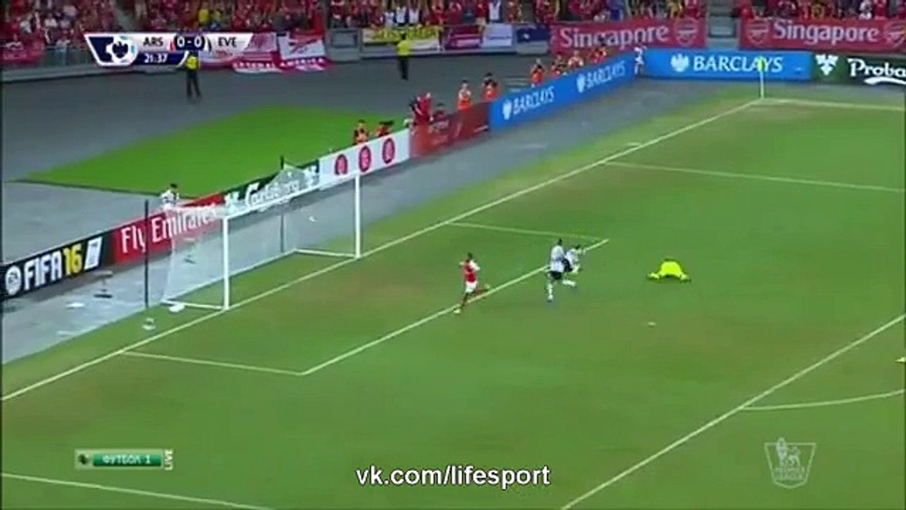 Everton 1-3 Arsenal HD | All Goals & Highlights | Barclays Asia Trophy 2015 |