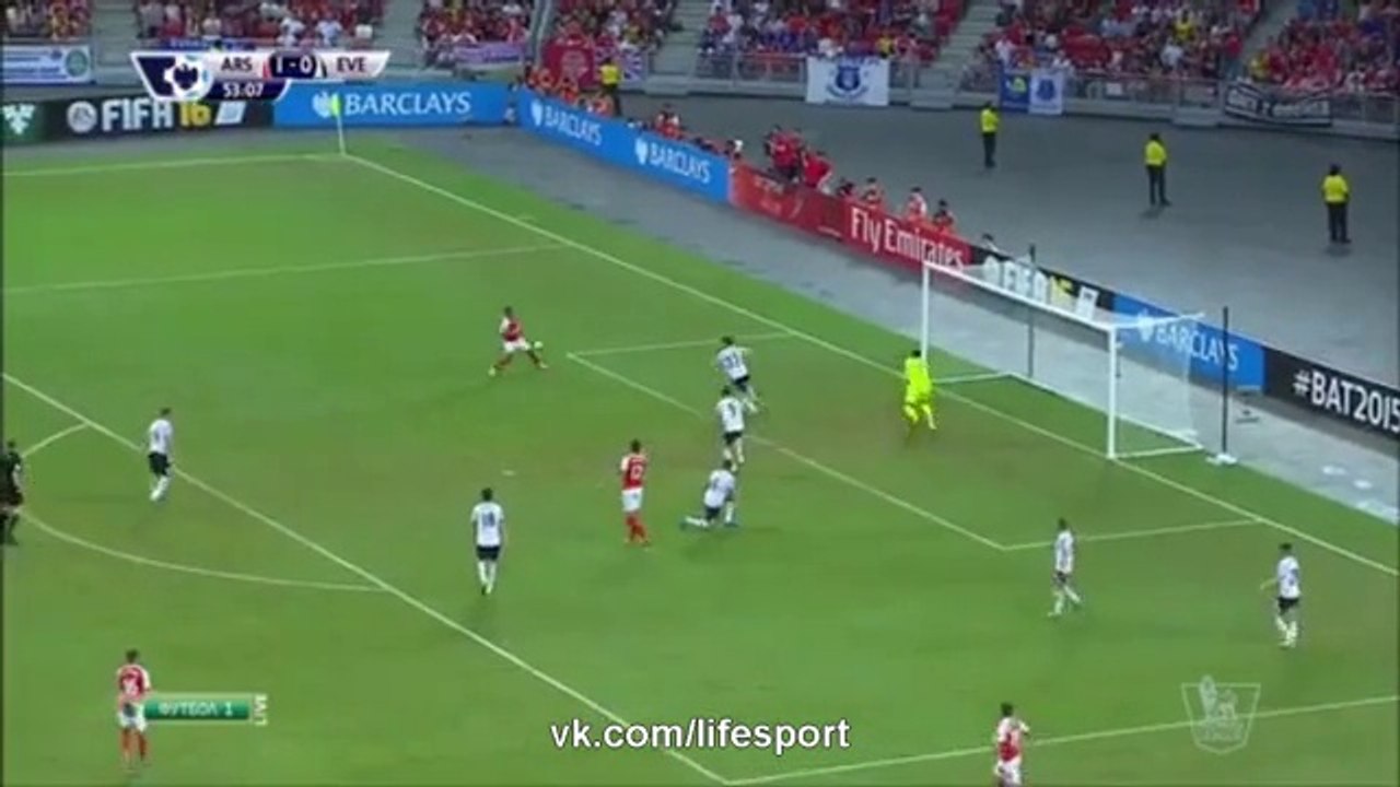 3-1 Arsenal vs Everton | All Goals & Highlights | Barclays Asia Trophy 18.07.2015 |