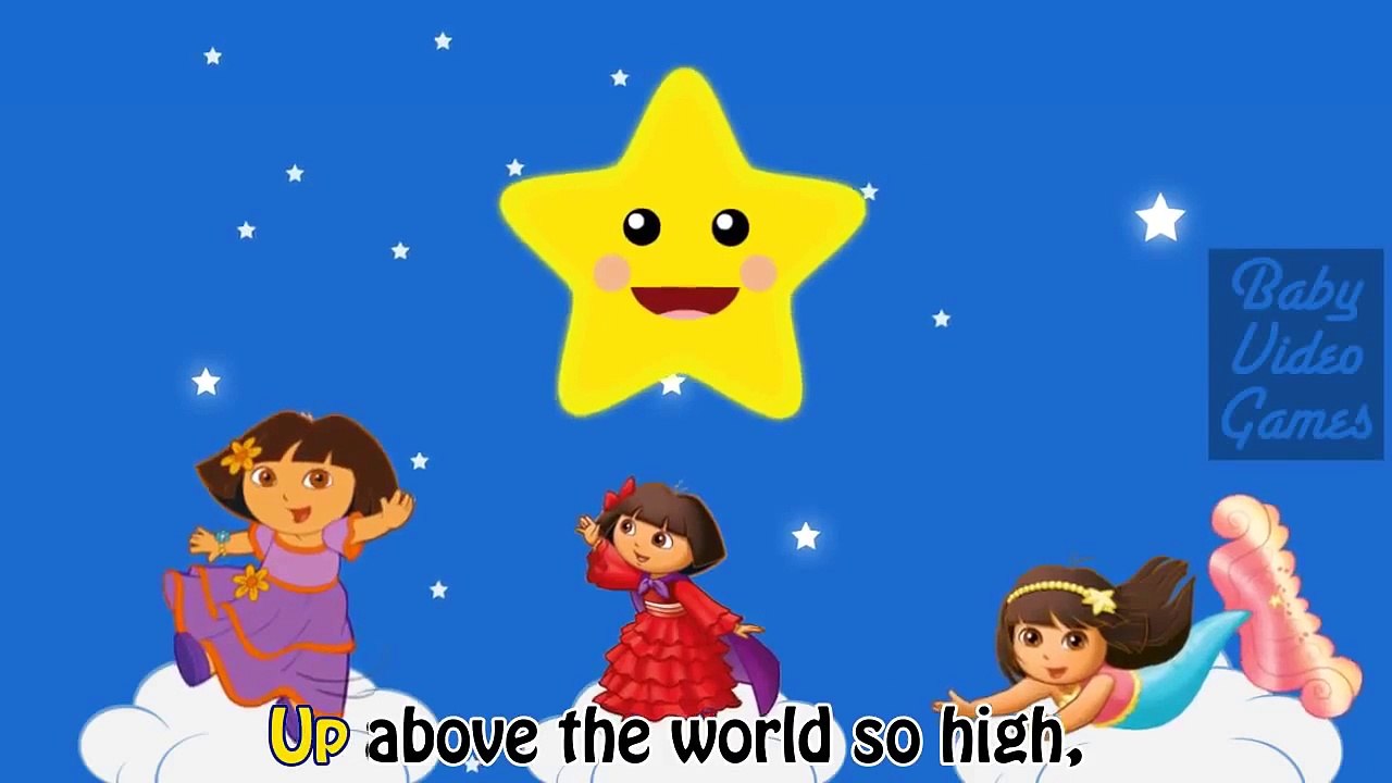Dora the Explorer Twinkle Little Star   Funny cartoon Kids Songs Nursery Rhymes