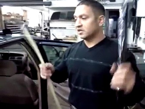 window tint install rear window