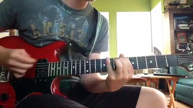 How to play enter sandman by Metallica on guitar