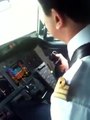 Cockpit landing Royal Air Maroc