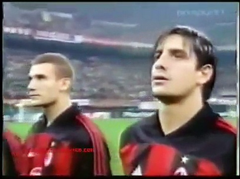 Rivaldo hat Trick against Ac milan
