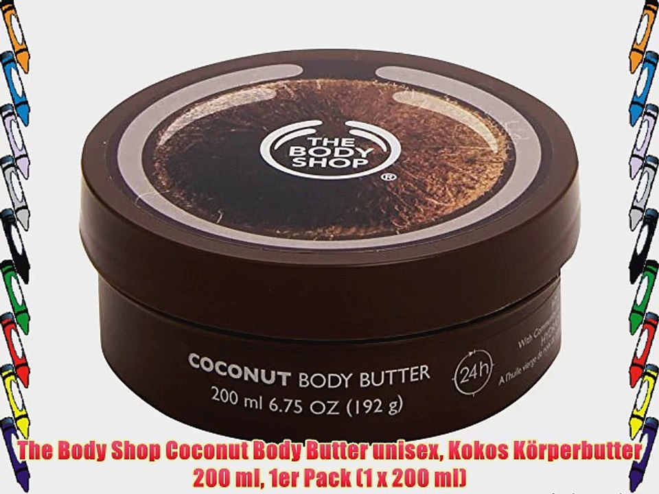 The Body Shop Coconut Body Butter unisex Kokos K?rperbutter 200 ml 1er Pack (1 x 200 ml)