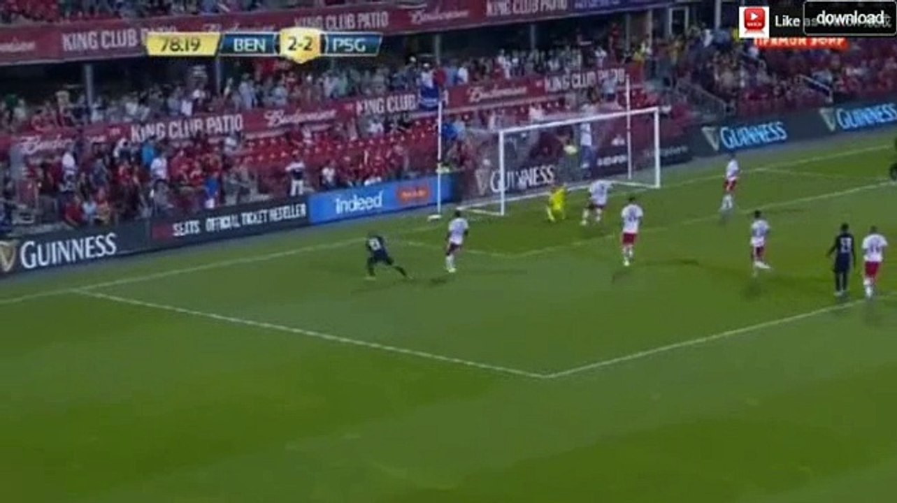 Lucas Digne 2:3 | Benfica v. Paris SG Friendly Match 2015 HD