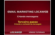 Locaweb - Email Marketing - 3/5 - Como criar um email marketing - Passo 3