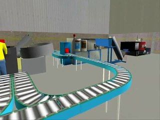 Flexsim Model- Bottling Line