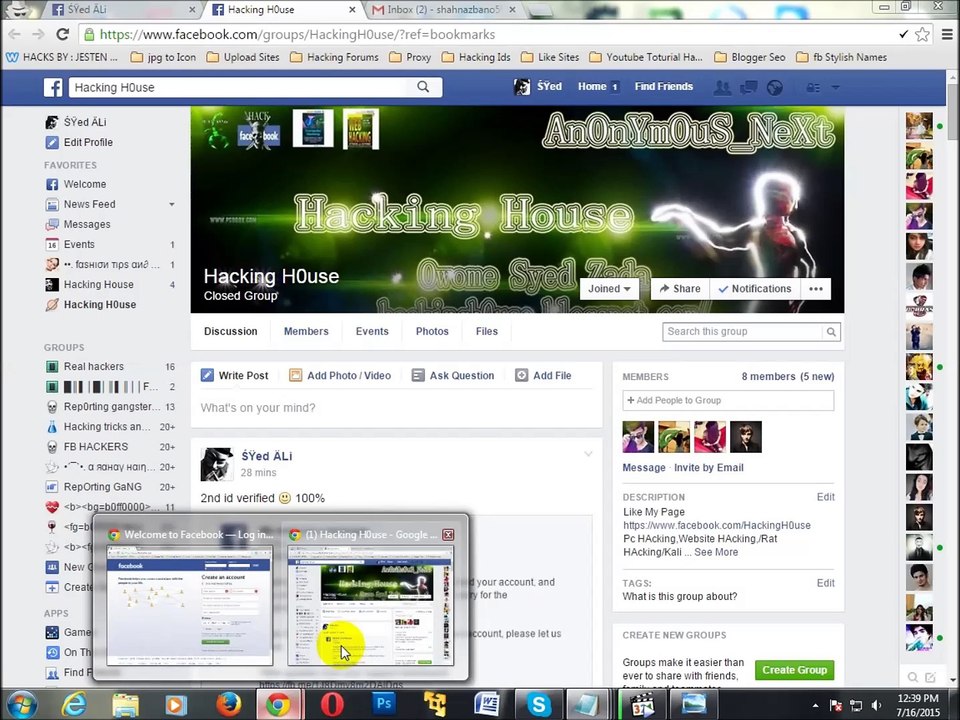 How To Facebook  Id Verified By AnOnYmOuS.Syed