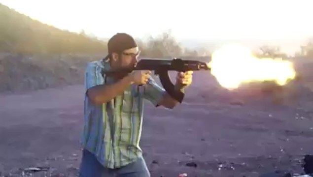 Full Auto AK-47 Firing