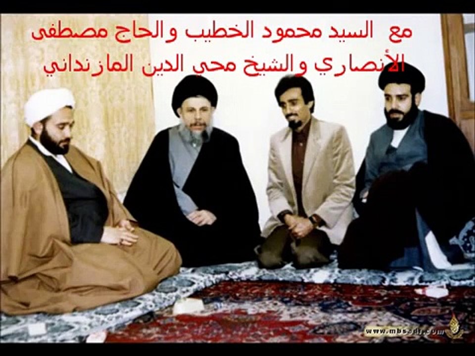 صور السيد الشهيد محمد باقر الصدر مع بعض كلماته