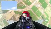 Οι αντιδράσεις ενός ανθρώπου που πετάει για πρώτη φορά με ένα F16