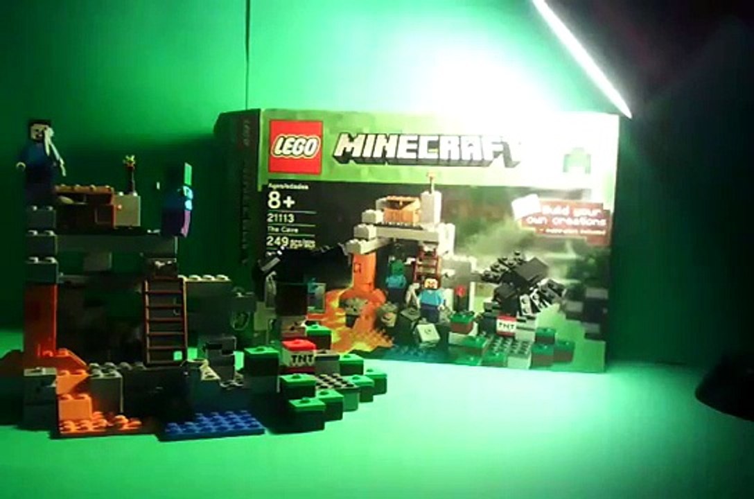 Lego Minecraft 21113 The Cave Set Review!