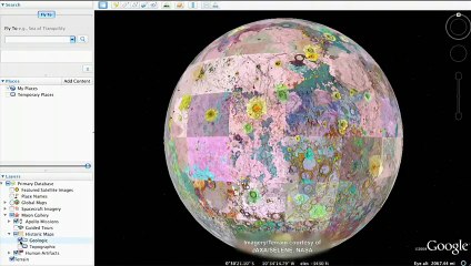 Google Earth  Moon