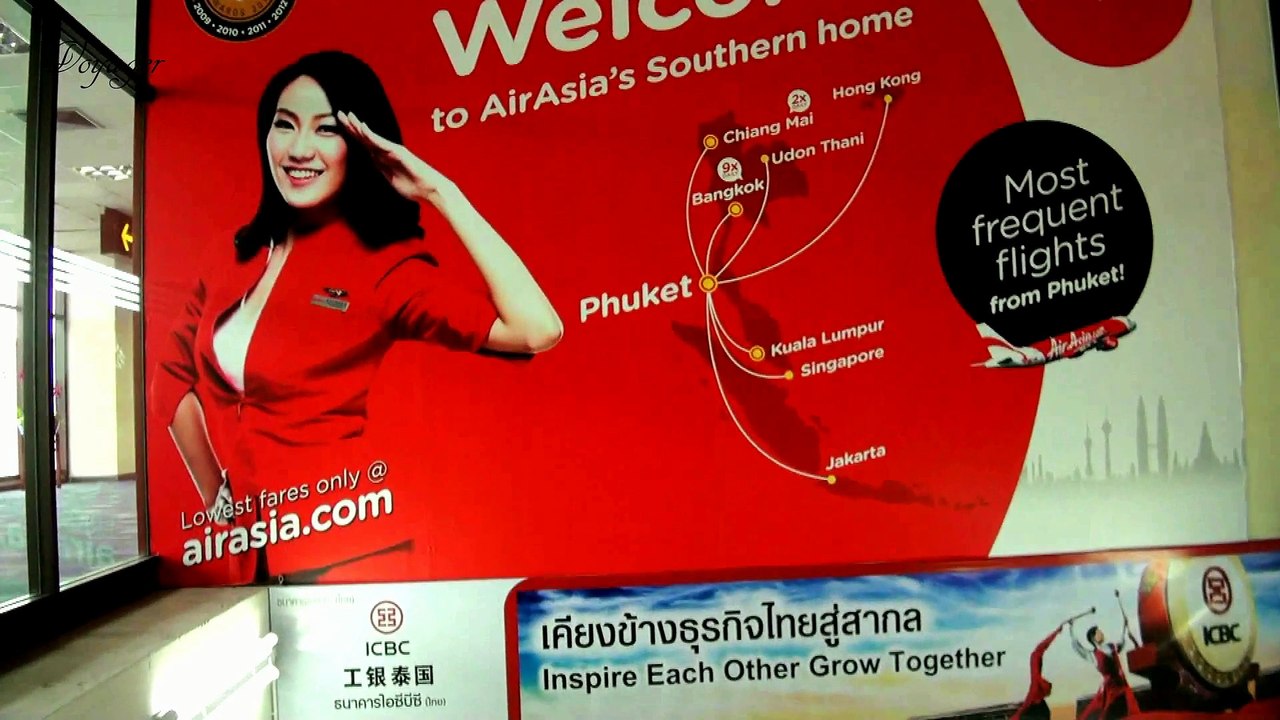 Phuket Internationale Airport. Thailand