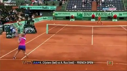 TOP 15 FUNNY AND AMAZING TENNIS MOMENTS  WATTS ZAP  for 2011   xfunnyclip com