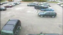 BMW X5 Monster Crushes other cars while parking