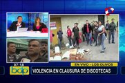 Clausuran discotecas en Los Olivos: Susel Paredes fue agredida durante operativo