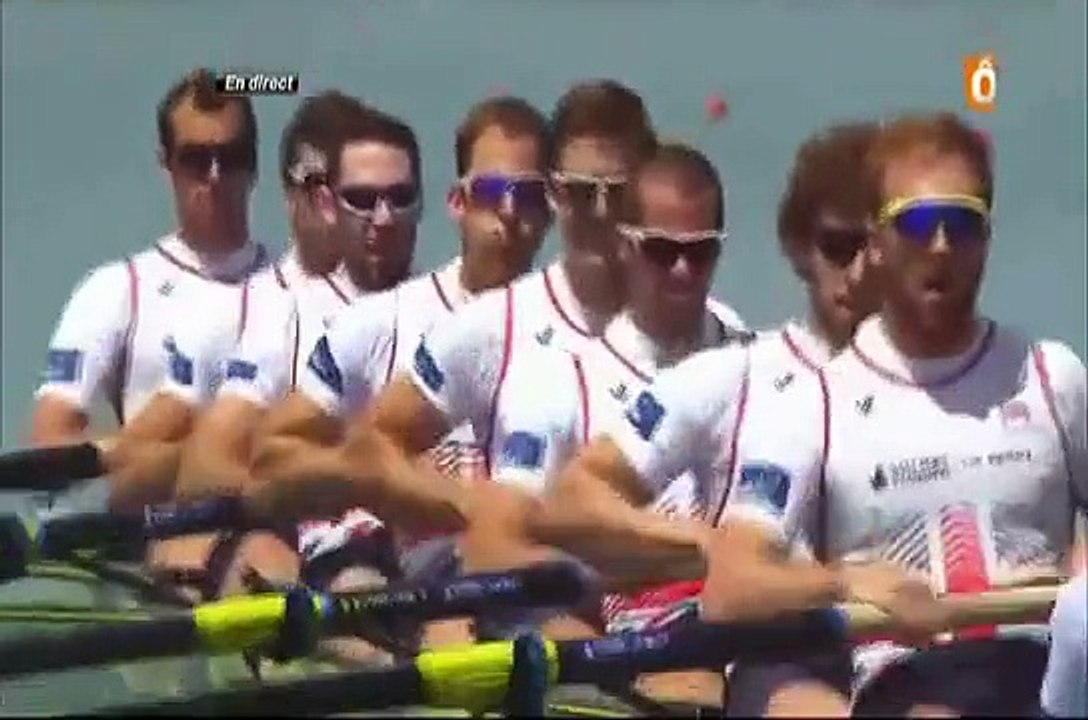8 barré -Coupe du monde d'Aviron Aiguebelette
