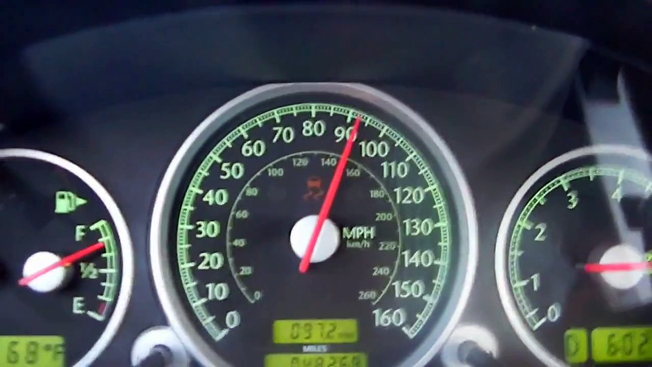 Chrysler Crossfire top speed Bosnia 2010