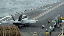 Aircraft Carrier USS George Washington - Flight Deck Operations