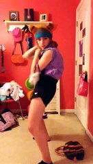 Girl Dancing in Bedroom - Fail
