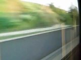 French high speed train - the TGV (Train Grande Vitesse) 200 mph.