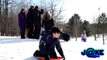 Union St Hill Sledding Highlights BANGOR MAINE Fast 1080P HD Pentax K-01