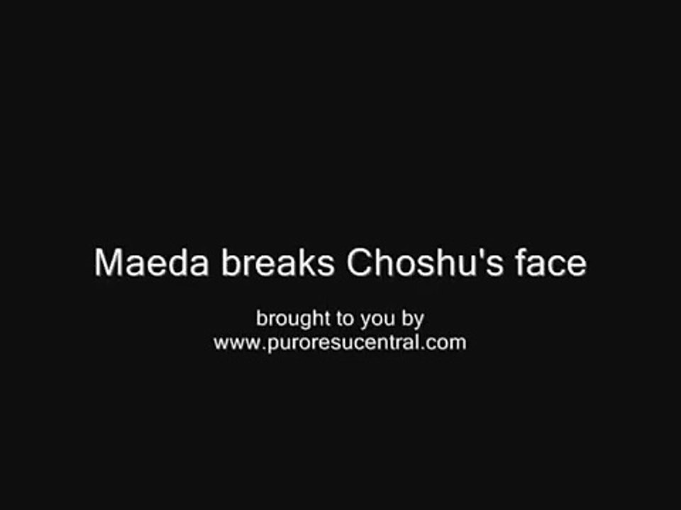 Infamous Maeda/Choshu Kick