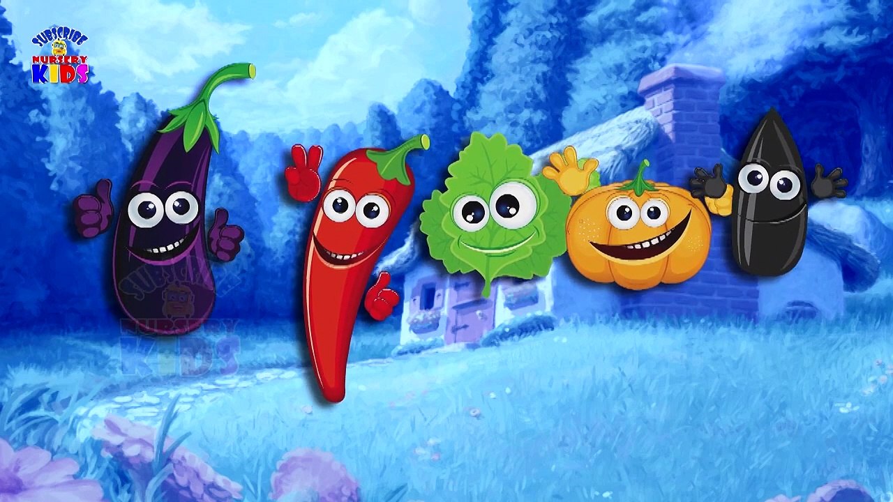Vegetable Finger Family - Nursery Rhymes - 7 Songs - Daddy Finger Rhymes
