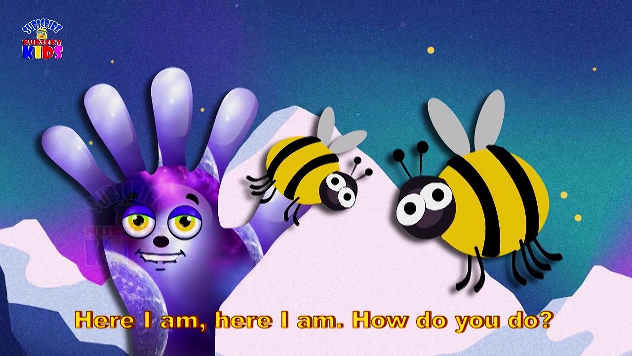 Bee Finger Family Collection - 7 Finger Family Songs - Daddy Finger Nursery kids