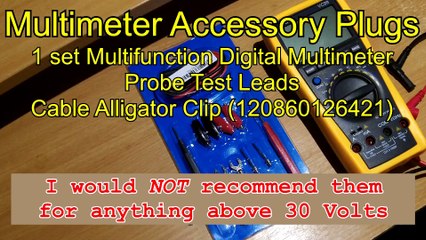 Multimeter Accessory Plugs Review