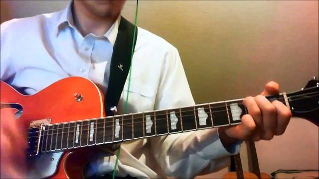 The Beatles - Ain't She Sweet Rhythm Guitar Tutorial & Cover with Tabs