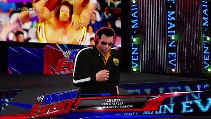 WWE 2K15 PS4 1080p HD Alberto vs Santino Marella Main Event